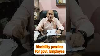 disability pension for government employee