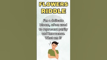 Quiz by Riddle | Flower riddle |  #primeknowledgia #guessinggame #riddlechallenge #riddlesforall