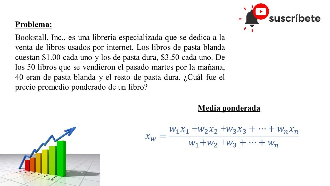 Estadística: Media ponderada - YouTube