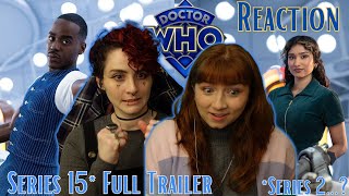 Doctor Who S15 | Full Trailer REACTION | Get Wibbly Wobbly | Season 2
