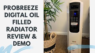 PROBREEZE DIGITAL OIL FILLED RADIATOR REVIEW | HEATER REVIEWS UK | OIL  FILLED HEATER REVIEW UK - YouTube