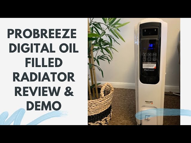 PROBREEZE DIGITAL OIL FILLED RADIATOR REVIEW | HEATER REVIEWS UK | OIL  FILLED HEATER REVIEW UK - YouTube