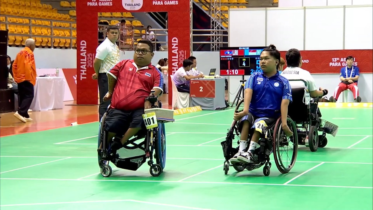 13th Asean Para Games – Boccia 23.01.2026 Final Supachok KWANPHOK 🇹🇭 vs 🇹🇭 Pornchok LARPYEN (BC4)