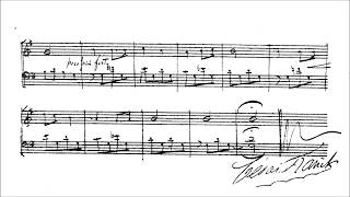 César Franck - Les plaintes d'une poupée (1865) [Autograph score]