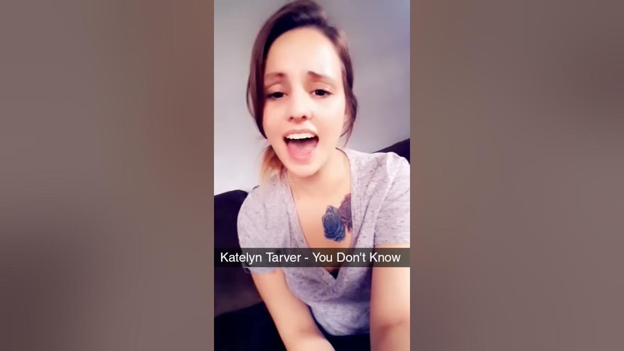 Cover Katelyn Tarver You Don't Know