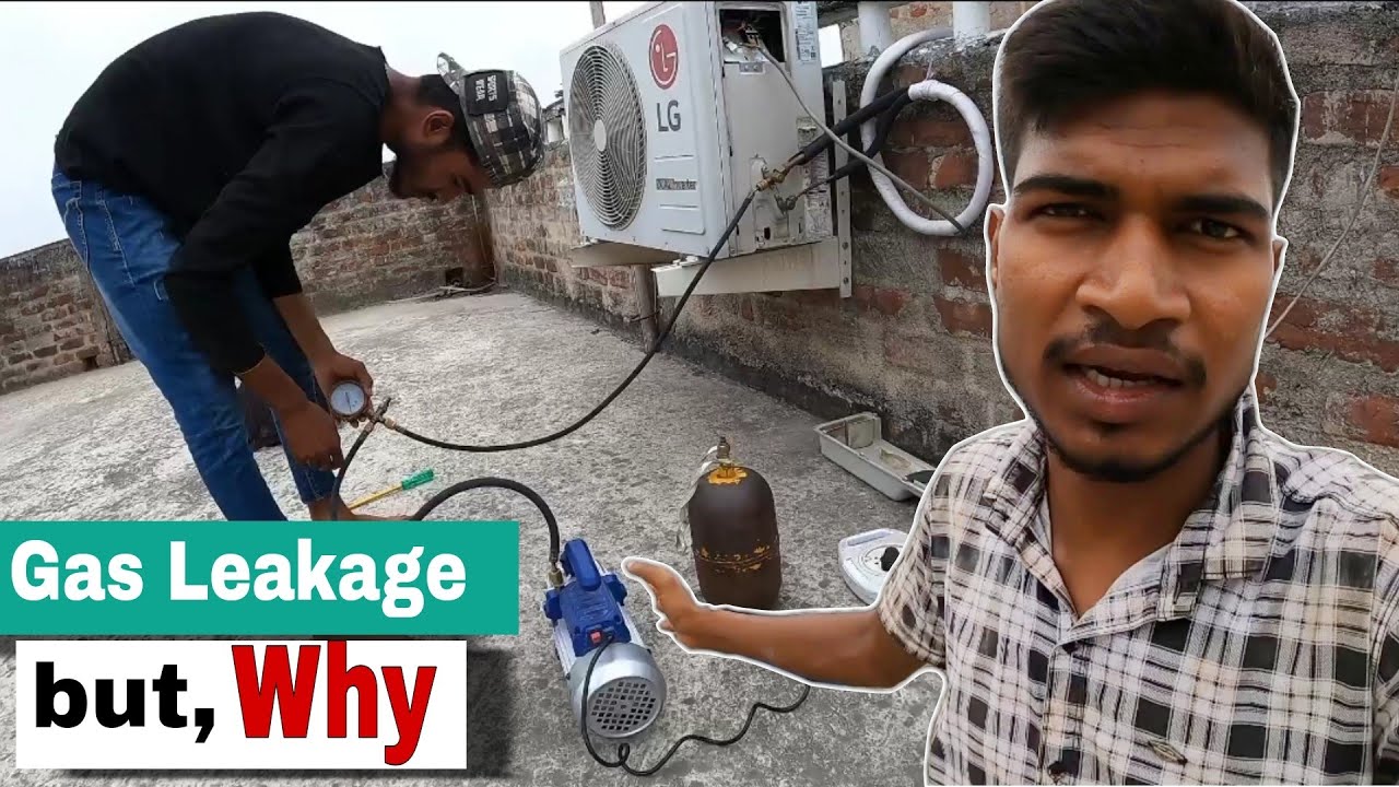 AC Gas Charging with vaccum in Supaul Best Cooling experience EHSAN YouTube