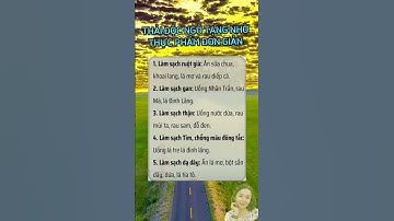 THẢI ĐỘC NGŨ TẠNG NHỜ THỰC PHẨM ĐƠN GIẢN