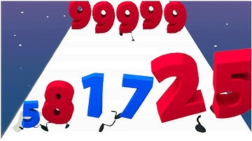 Number.io - Gameplay Walkthrough - Max Levels (Lvl 1-15) Android/Ios