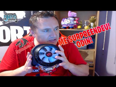 unboxing Aircooler Redragon Odin aprenda comprar com desconto.