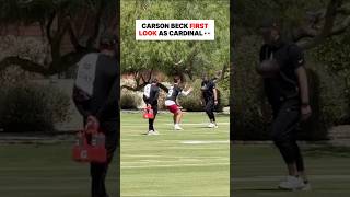 Carson Beck FIRST Practice Reps With Cardinals