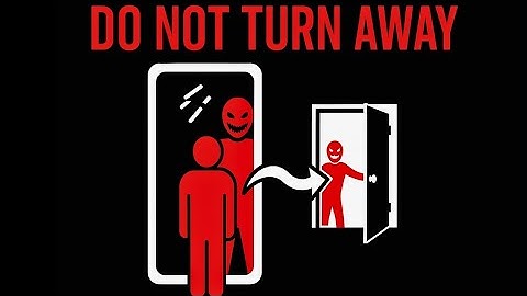 If your reflection is just a little DELAYED, that thing in the mirror is not you - Analog Horror.