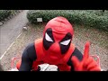 デッドプール（縄のぼり）飯能中央公園2018　DeadPool Zentai antihero Cosplay ゼンタイ アンチヒーロー コスプレ スパイダーマン 俺ちゃん