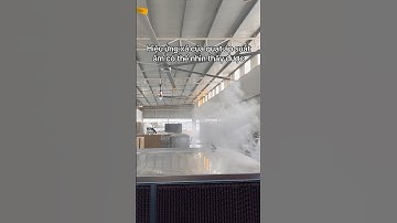 Quạt thông gió công nghiệp có thể thông gió và làm mát toàn bộ xưởng.