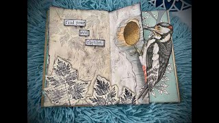 Find Your Own Rhythm - Altered Book Art Journal Tutorial