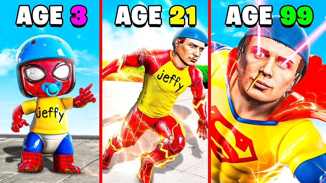 Jeffy’s BIRTH To SUPERHERO In GTA 5!