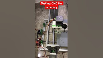 Testing CNC for accuracy-homemade CNC #grbl #cncmachine #diy #homemade