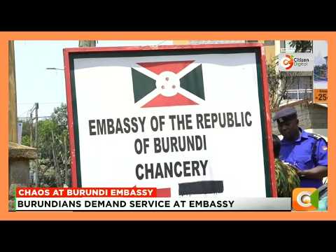 Police fire tear gas as chaos erupts at Burundi Embassy