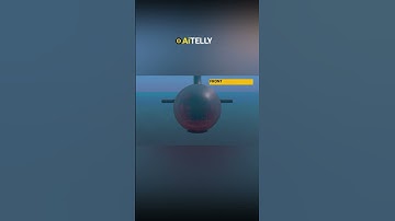 How Submarine dive and surface Ballast Tank Bouyancy #3d #navy  #Submarine #oceangate
