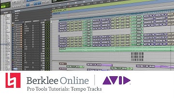 Berklee Online & Avid Present | Pro Tools Tutorials: Tempo Tracks