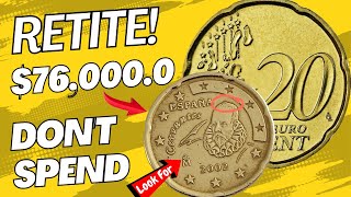 Top Euro Ultra Rare Coins worth A LOT of MONEY - Coins Worth Money - Euro 20 Cent Valuable Coins