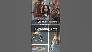 Unbelievable Ant Species Sacrifices Itself in a Deadly Explosion You Won
