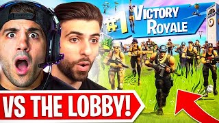Nickmercs & SypherPK vs AN ENTIRE FORTNITE LOBBY!