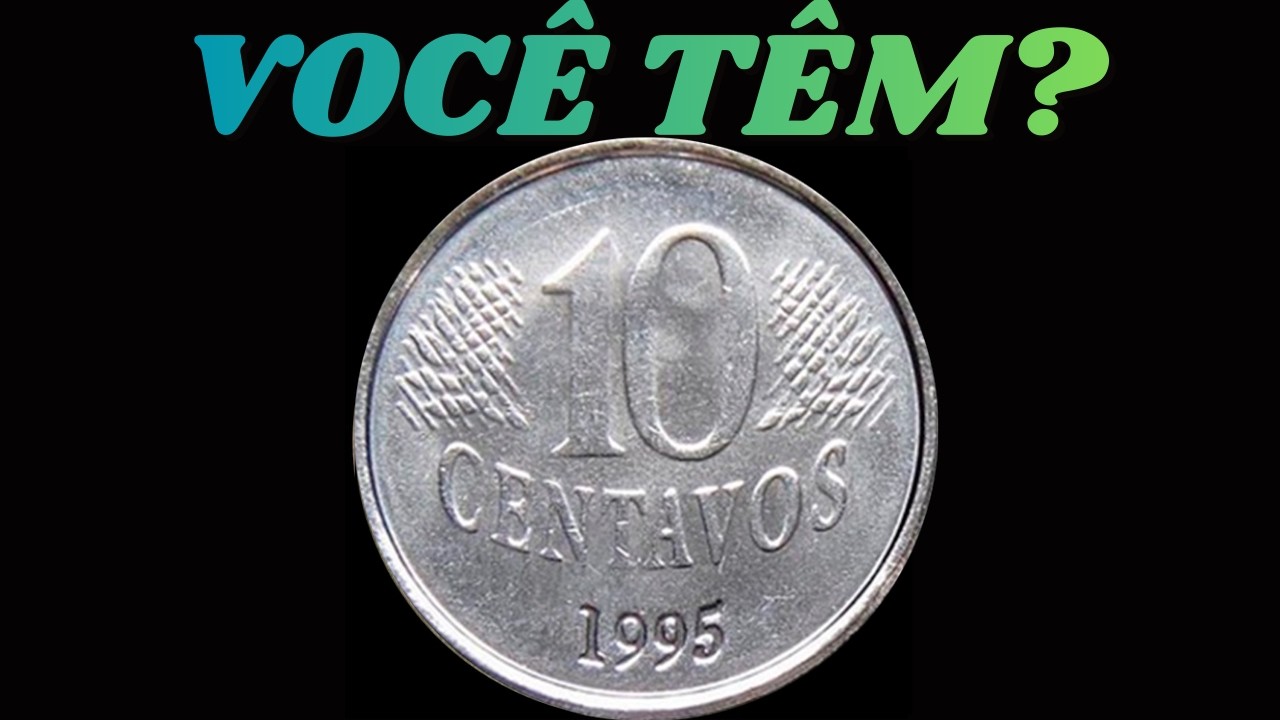 🔥 ACHADO HISTÓRICO: A MOEDA DE 10 CENTAVOS 1995 QUE VALE MUITO POR UM ERRO DE FABRICAÇÃO!