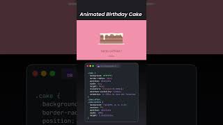 Animation Birthday Cake Particles 🌼 Source Code -🔥💥Link in Description👇