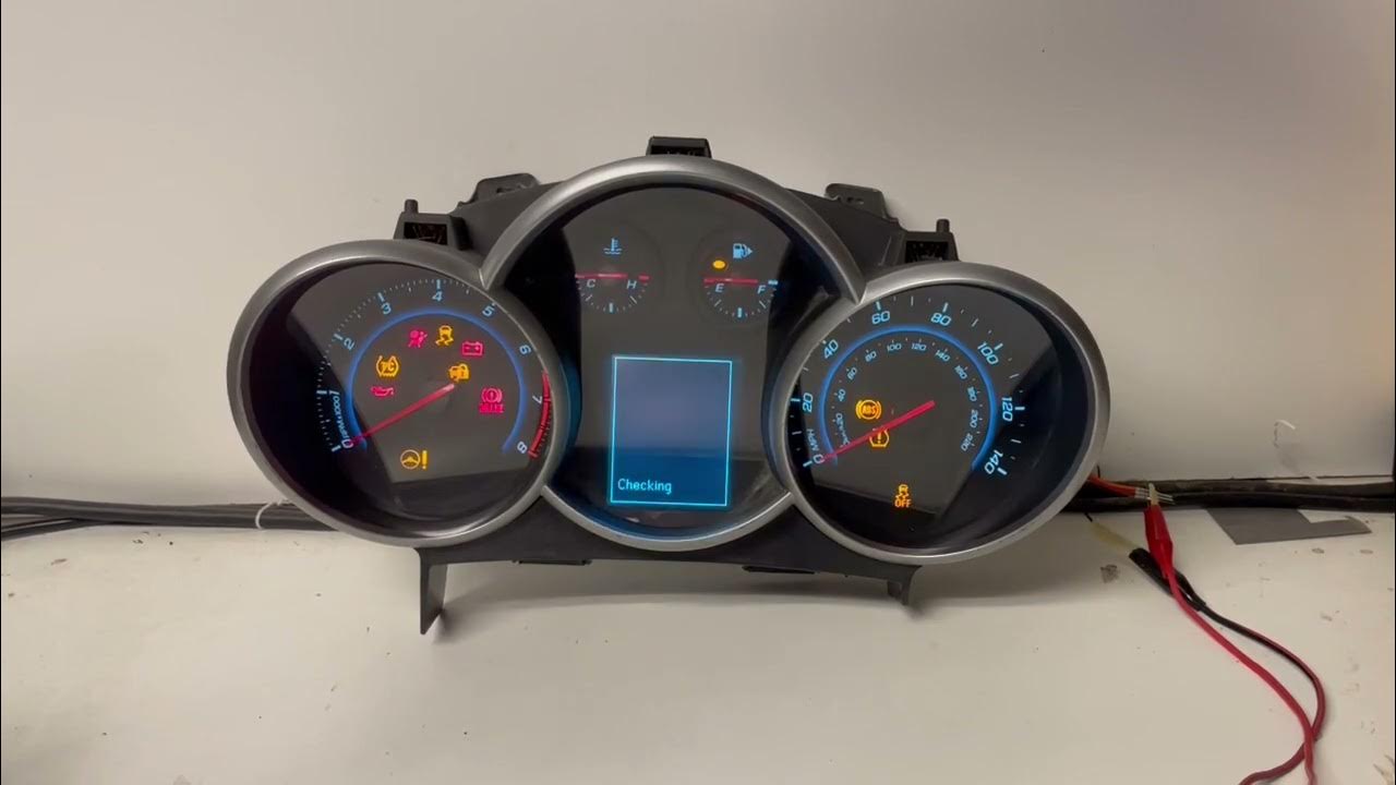 20112015 CHEVY CRUZE (3) USED DASHBOARD INSTRUMENT CLUSTER TEST YouTube