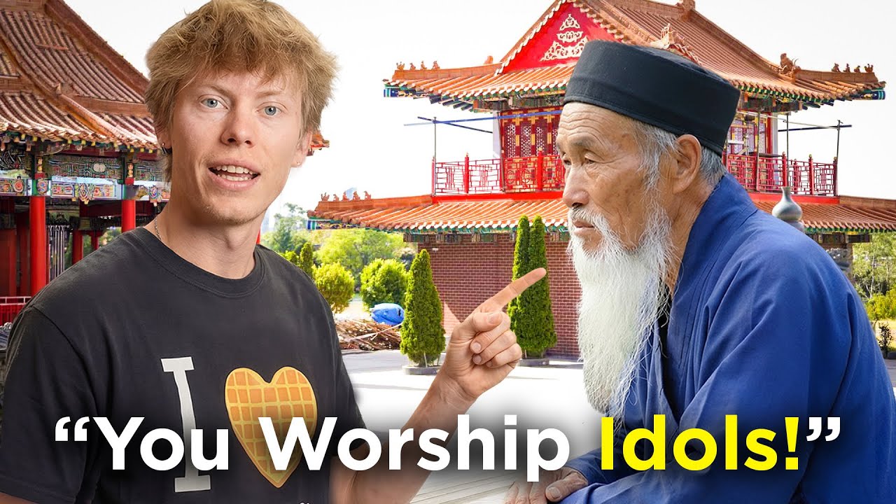 Проповедь Евангелия китайскому монаху!