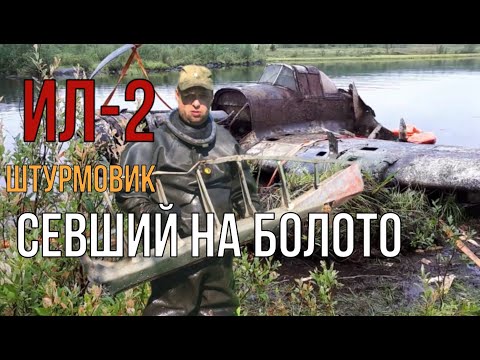 ИЛ-2, Штурмовик, упавший в болото... Памяти погибшим лётчикам посвящается.