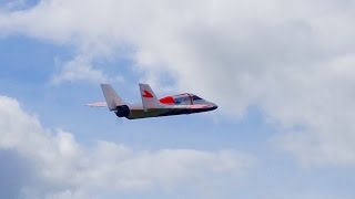 MPX Funjet Ultra flying low - medium speed (Contour 1080p)