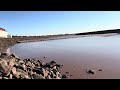 Mascaret du jour de proche Today’s tidal bore up close. Moncton NB. November 28, 2023.