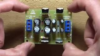 +/-15V Low-Noise PSU For High-Power Amplifiers