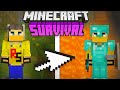 I MADE DIAMOND ARMOR IN MY SURVIVAL WORLD #1 || RS_GAMING