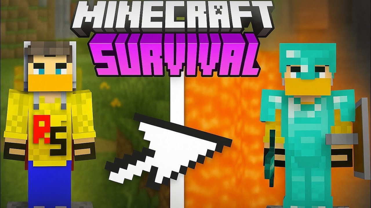 I MADE DIAMOND ARMOR IN MY SURVIVAL WORLD #1 || RS_GAMING - YouTube