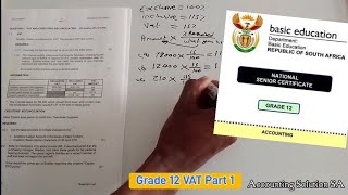 Accounting Grade 12 VAT Part 1 [VAT, Inputs & Outputs] VAT receivable and payable screenshot 5