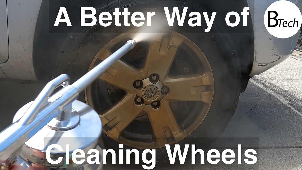 Cleaning Wheels with Dark Fury Under Pressure - cars