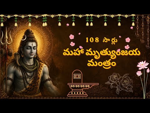 మహా మృత్యుంజయ మంత్రం 108 సార్లు 🔱| maha mrityunjaya mantram | lord shiva mantram | #godsongs #shiva 