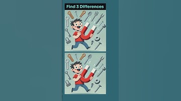 Can You Spot the 3 Differences in 4 Seconds? 🔥#shorts