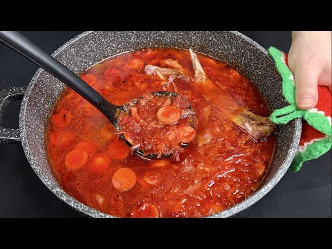 Этот борщ - забытое сокровище! Вы когда-нибудь такой пробовали? Легендарный 'Московский' Борщ!