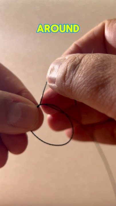 how-to-tie-braided-fishing-line-knot-shorts-fishing-youtube