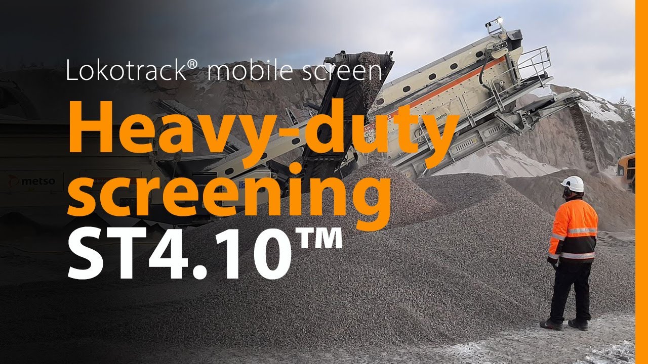 Metso Lokotrack® ST4.10™ mobile screen. For your good day at the quarry