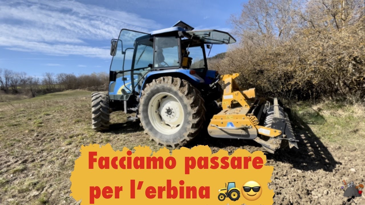 Step by Step #2 - New holland TL100A con Erpice Rotante Alpego