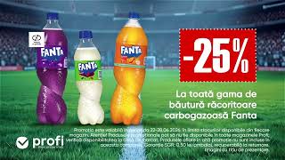 Profi Da Startul Campionatului Ofertelor Acum Ai 25% Reducere La Toată Gama De Băutură Fanta.