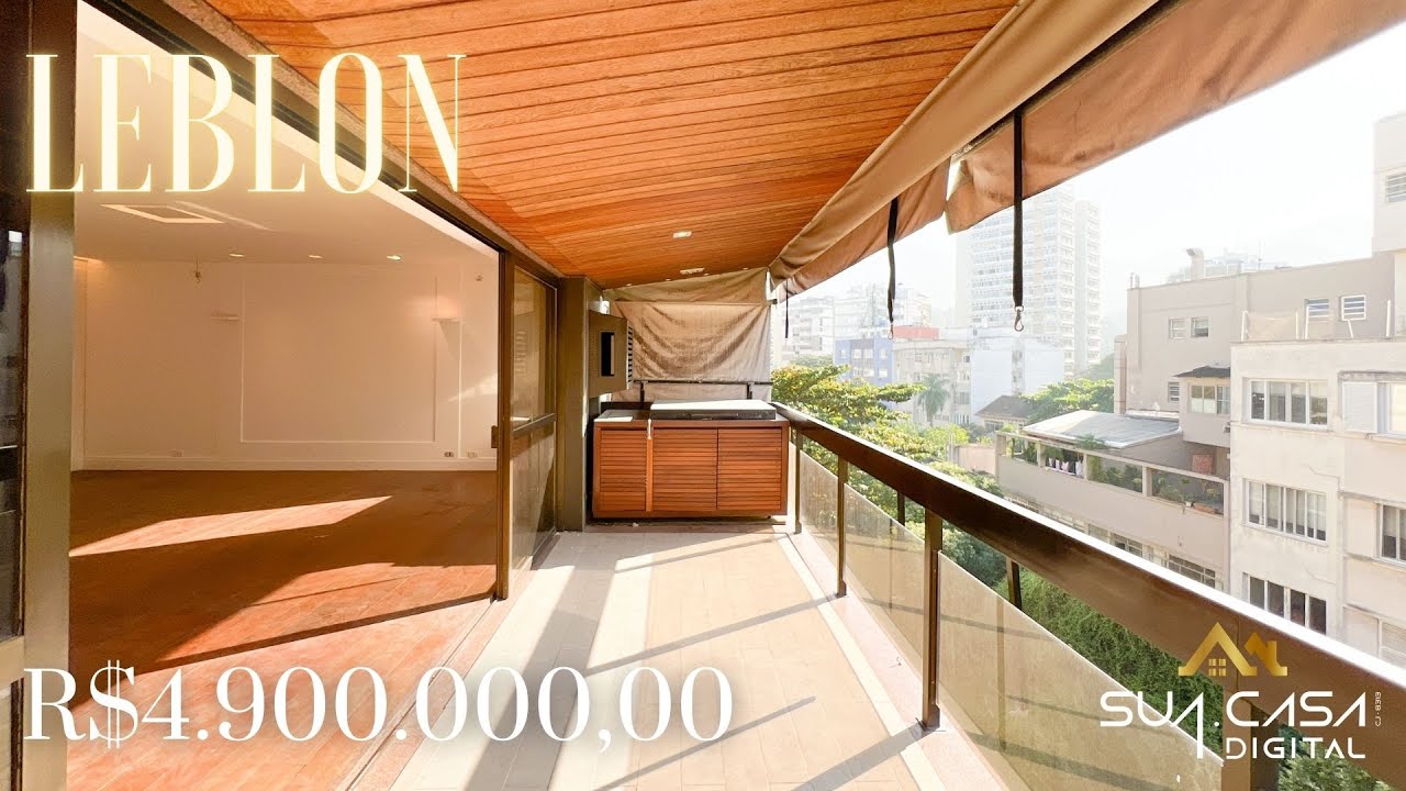 Oportunidade no Leblon | Apartamento com varanda no coração do Leblon | Tour completo