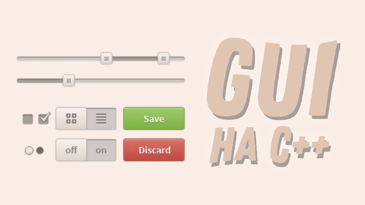 Пользовательский графический интерфейс | GUI на С++ - YouTube