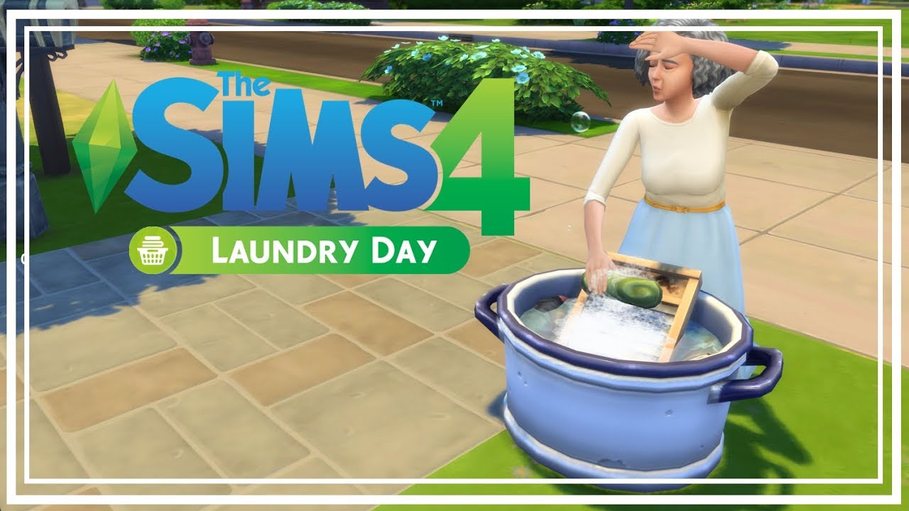 The Sims 4 Laundry Day Stuff Pack // CAS Review YouTube
