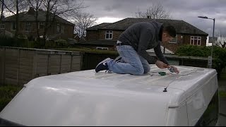 013) Sealing the leaking roof 4/3/2017  Ford Transit Minibus Camper Conversion   Vanlife