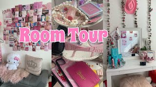 MY PINK Y2K ROOM TOUR | girly, hello kitty, 2000's aesthetic